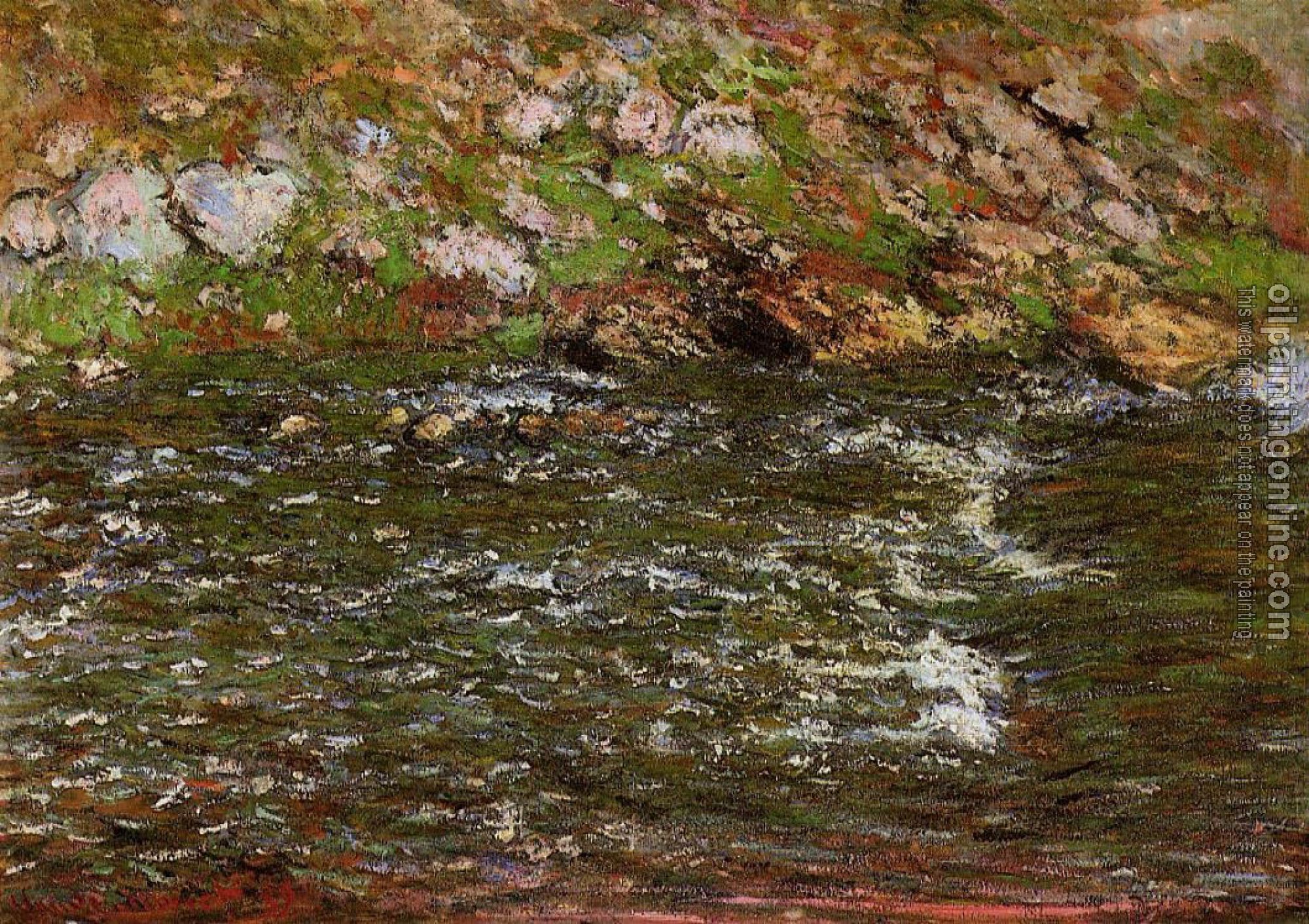 Monet, Claude Oscar - Rapids on the Petite Creuse at Freeselines